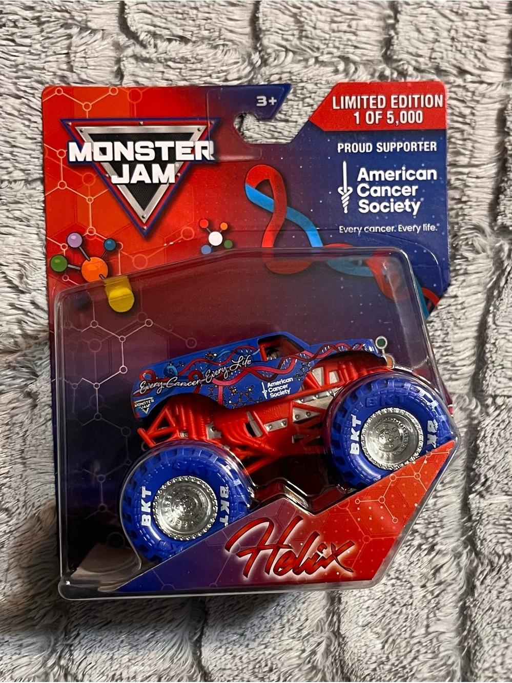 Monster Jam Helix American Cancer Society Limited Edition 1 of 5000 NIB